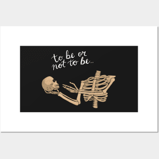 Shakespearean Skeleton Posters and Art